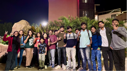 SiGa Systems team gathered outdoors during a team outing