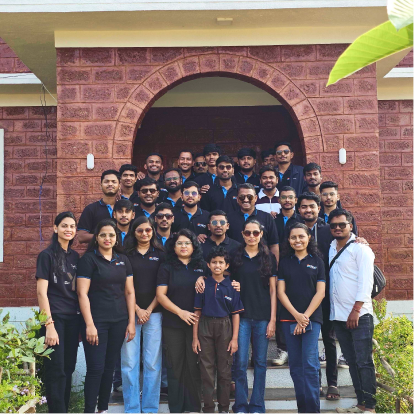 SiGa Systems team posing together during an outing